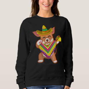 Dabbing Chihuahua Poncho Sombrero Taco Mexican Cin Trui
