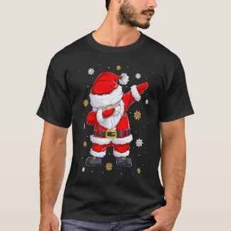 Dabbing Christmas Ugly Xmas Sweater Santa Dab Squa T-shirt