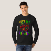 Dabbing Crawfish Mardi Gras Let's Get Cray Cray Ca T-shirt (Voorkant volledig)