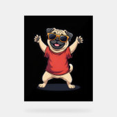 Dabbing Dabbing Dab Carlin Chien Animaux Danse Ani (Recto)