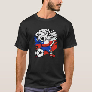 Dabbing Dalmatian Chili Soccer Fans Jersey Chilean T-shirt
