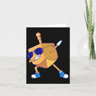 Dabbing Dreidel Hanukkah Danser Chanukah Kinder Gi Kaart
