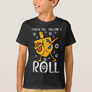 Dabbing Dreidel Lelijke Hanukkah Grappige Chanukah T-shirt
