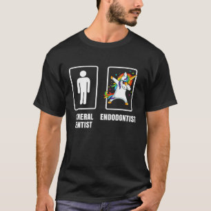 Dabbing Eenhoorn Endodontist Chirurg Tandarts T-shirt