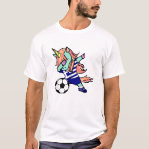 Dabbing Eenhoorn Voetbal Griekenland Jersey Shirt