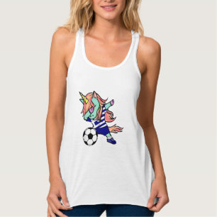 Dabbing Eenhoorn Voetbal Griekenland T-shirt Griek