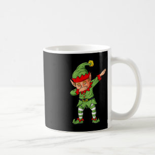 Dabbing Elf Family Matching kerstjongens Girls K Koffiemok