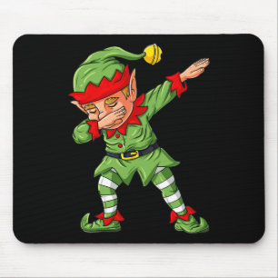 Dabbing Elf Family Matching kerstjongens Girls K Muismat