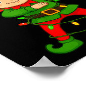 Dabbing Elf Shirt Costume Christmas Squad Men Boy Poster (Hoek)