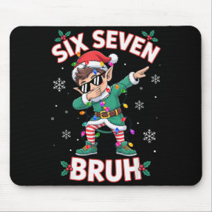 Dabbing Elf Zes Zeven Bruh Kerstmis 67 Meme Kerst  Muismat