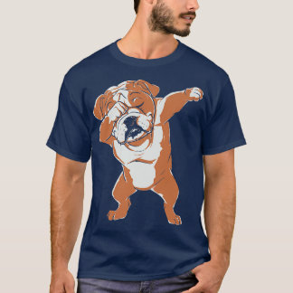 Dabbing English Bulldog, Dab Dance Puppy Lover Pre T-shirt