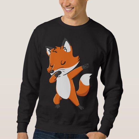 Dabbing Fox for Fox Trui (Voorkant)