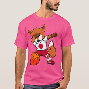 Dabbing Fox Japan Basketbal Fans Jersey Japans T-shirt
