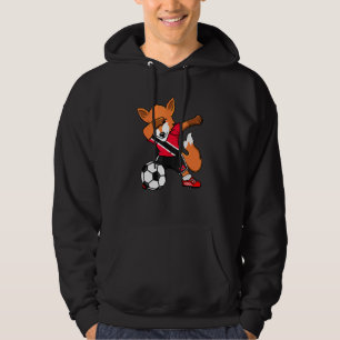 Dabbing Fox Trinidad en Tobago Soccer Fans Jersey Hoodie