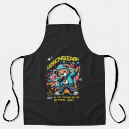 DABBING FUTURE LESSONS LEARN All-Over Print Apron Schort