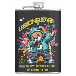 DABBING FUTURE Vinyl Wrapped Flask Heupfles