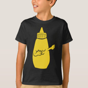 Dabbing Gele Mosterd Knijp Fles Grappig Dansen T-shirt