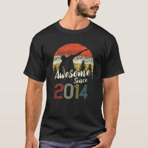 dabbing Geweldige sinds 2014 9e verjaardag Bo T-shirt