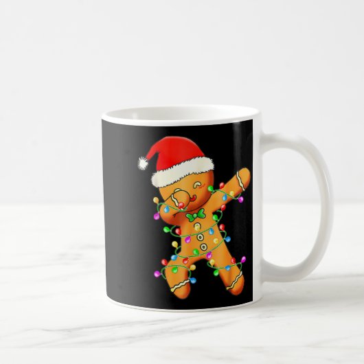 Dabbing Gingerbread Christmas Koffiemok (Rechts)