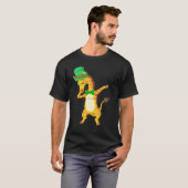 dabbing giraffe st patricks day t-shirt (Voorkant volledig)