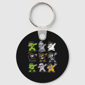 Dabbing Halloween Boys Skeleton Zombie Scary Pumpk Sleutelhanger