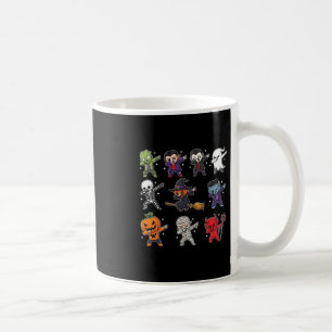 Dabbing Halloween Jongens Skelet Zombie Griezelen Koffiemok