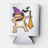 Dabbing Halloween Pug Dog Blikjeskoeler (Voorkant)