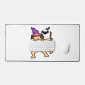 Dabbing Halloween Pug Dog Bureaumat (Keyboard & Muis)