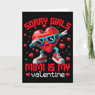 Dabbing Hart Sorry Meisjes Mimi Valentijnsgebouw  Kaart