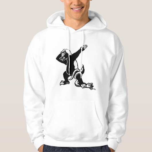 Dabbing Honey badger Hoodie (Voorkant)