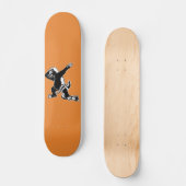 Dabbing Honey badger Skateboard (Voorkant)