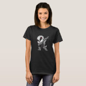 Dabbing Honey Badger  Team Honey Badger T-shirt (Voorkant volledig)