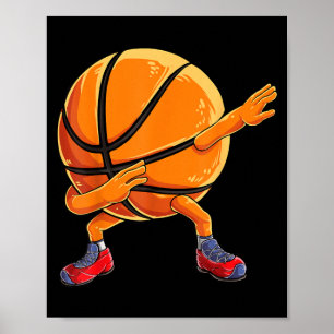 Dabbing Honkbal Bal Grappige Mannen Vrouwen Sport  Poster