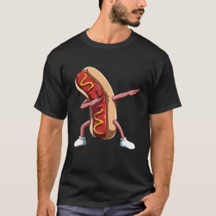 Dabbing Hot Dog Dab Hot Hondenliefhebbers National T-shirt