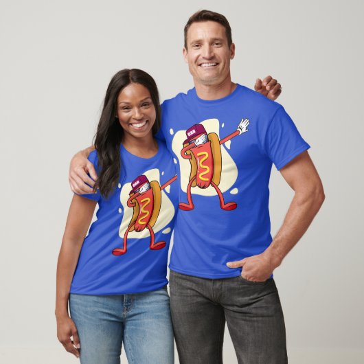 Dabbing Hot Dog Dab T-shirt (Unisex)