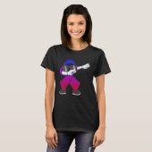 Dabbing Inclusion Ribbon Dabbin Dance T-shirt (Voorkant volledig)