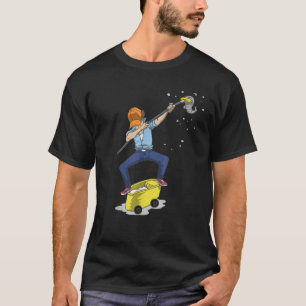 Dabbing Janitor Funny Dancing Gift voor Custodian T-shirt