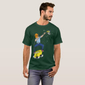 Dabbing Janitor T Funny Dansende Gift for T-shirt (Voorkant volledig)