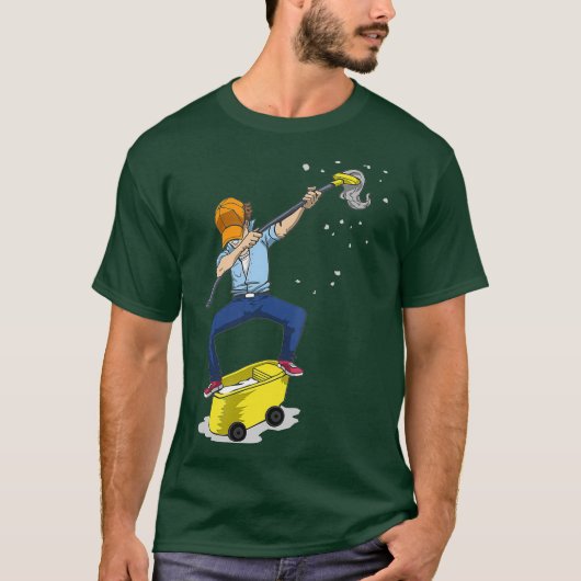 Dabbing Janitor T Funny Dansende Gift for T-shirt (Voorkant)