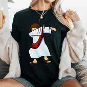 Dabbing Jesus Grappig Christelijk T-shirt