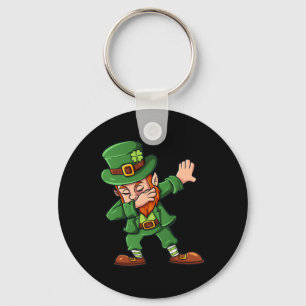 Dabbing Kabouter St. Patrick's Day Dab Jongens Mei Sleutelhanger