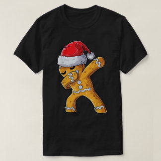 Dabbing Kerstman Grappig Kerstontwerp T-shirt