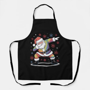 Dabbing Kerstman Kerstmis Verschrikkelijke Kersttr Schort
