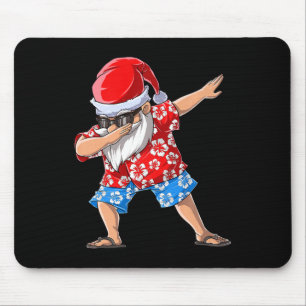 Dabbing Kerstman T-shirt Hawaiaanse Claus Kerstmis Muismat