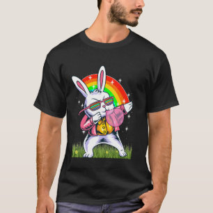 Dabbing Konijn Coquette Strik Blaast Bubbel G T-shirt