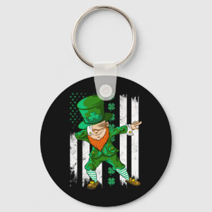 Dabbing Leprechaun Grappige Cadeaus Mannen Kindere Sleutelhanger