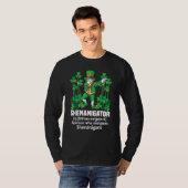 Dabbing Leprechaun Shenanigator Definition Saint P T-shirt (Voorkant volledig)