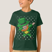 Dabbing Leprechaun St Patrick's Day T-shirt (Voorkant)