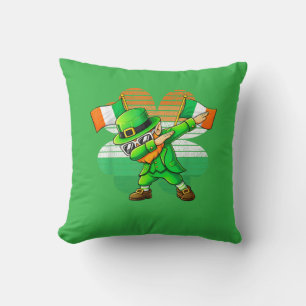 Dabbing Leprechaun voor Kinderen Jongens Mannen Je Kussen