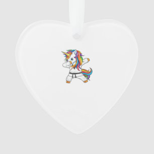 Dabbing Licorne Karaté Taekwondo Enfants Filles Ma